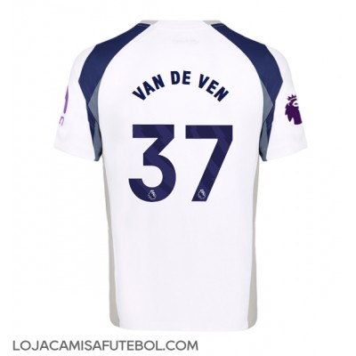 Camisa de Futebol Tottenham Hotspur Micky van de Ven #37 Equipamento Principal 2025-26 Manga Curta Camisa de Futebol Tottenham Hotspur Micky van de Ven #37 Equipamento Principal 2025-26 Manga Curta